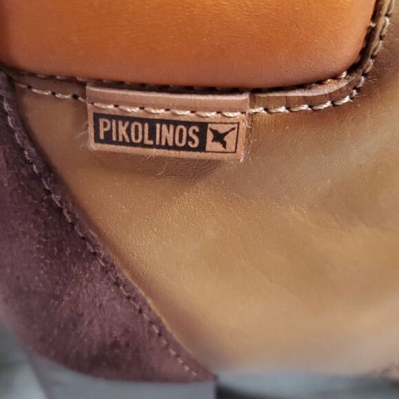 Pikolinos Connelly Heeled Leather‎ Faux Fur Laced Boots sz 37 - Picture 6 of 10